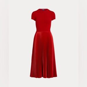 Ralph Lauren T-Shirt Pleated Dress